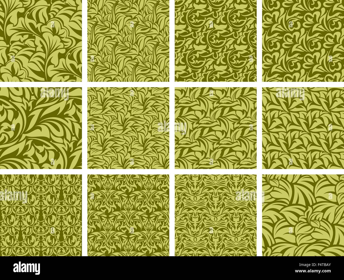 Seamless pattern collection Stock Vector Image & Art - Alamy