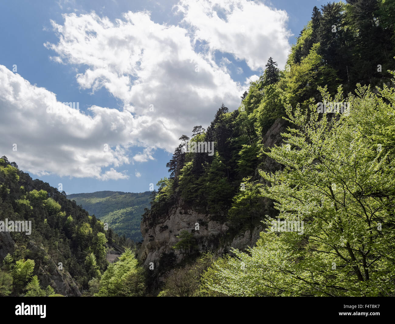 Gorges de Court Stock Photo