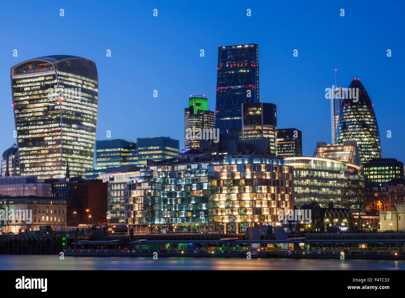England, London, City, Skyline Stock Photo