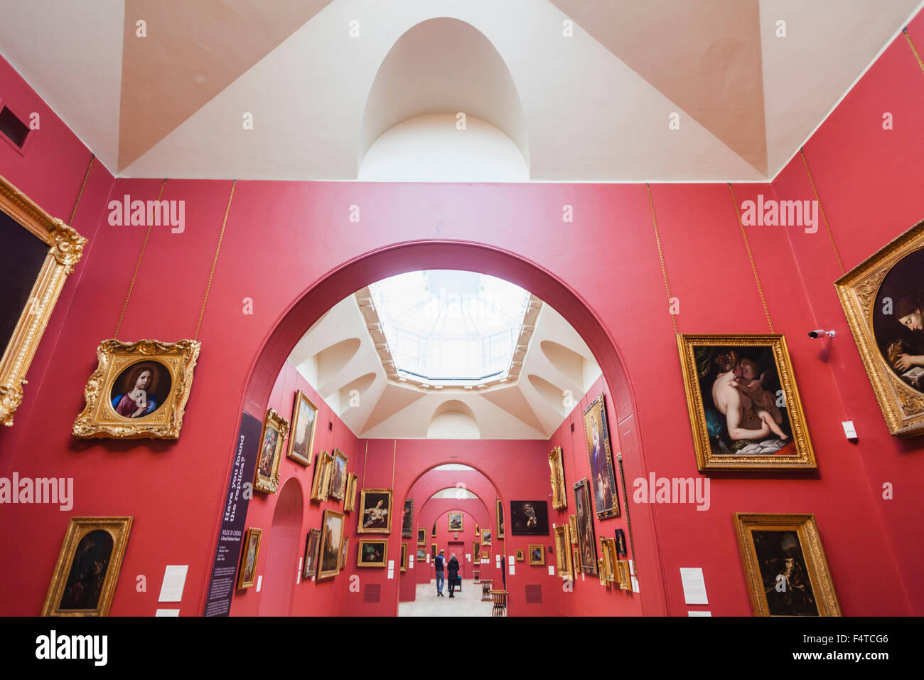 England, London, Dulwich, Dulwich Picture Gallery, Interior View Stock Photo
