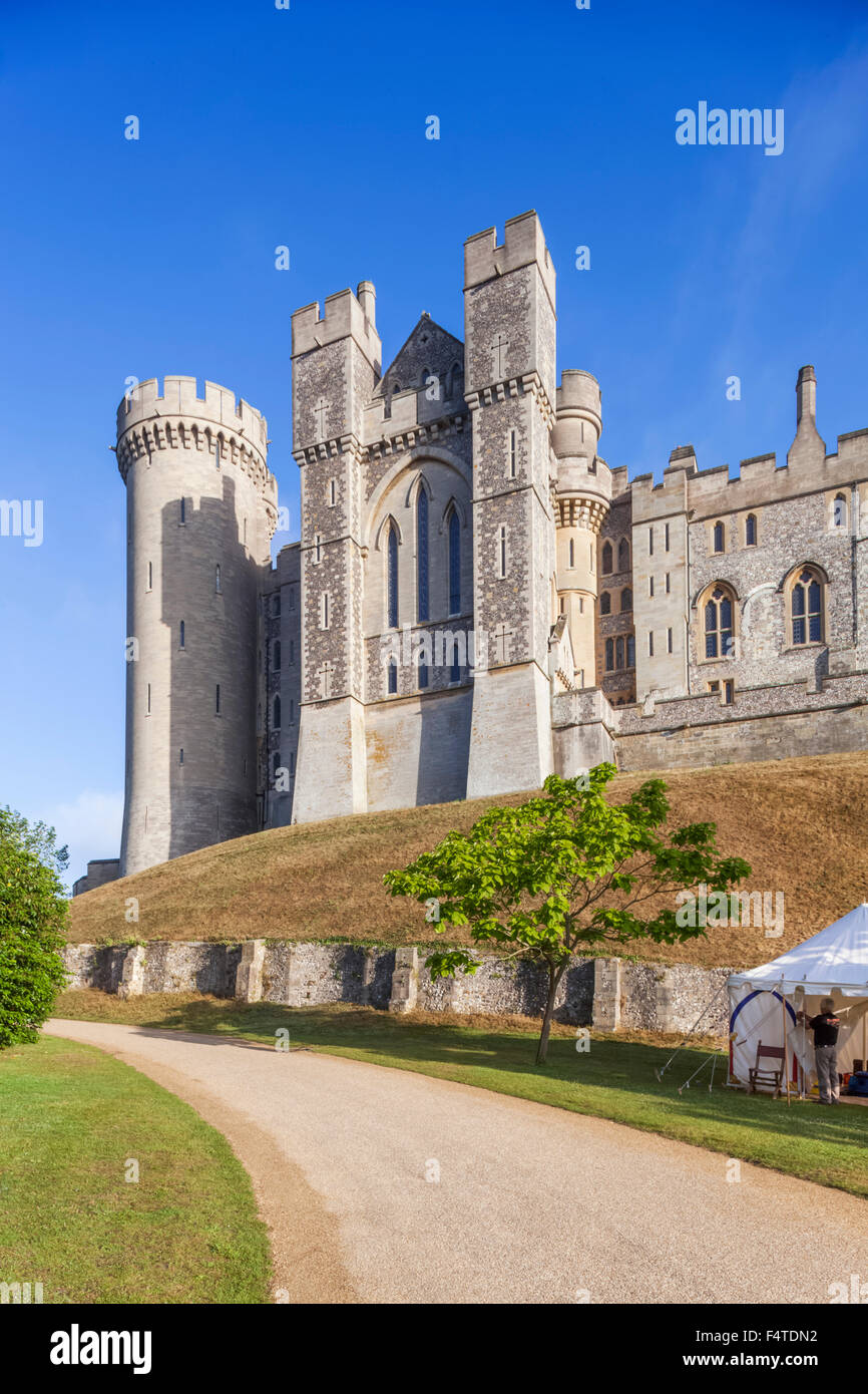 England, West Sussex, Arundel, Arundel Castle Stock Photo