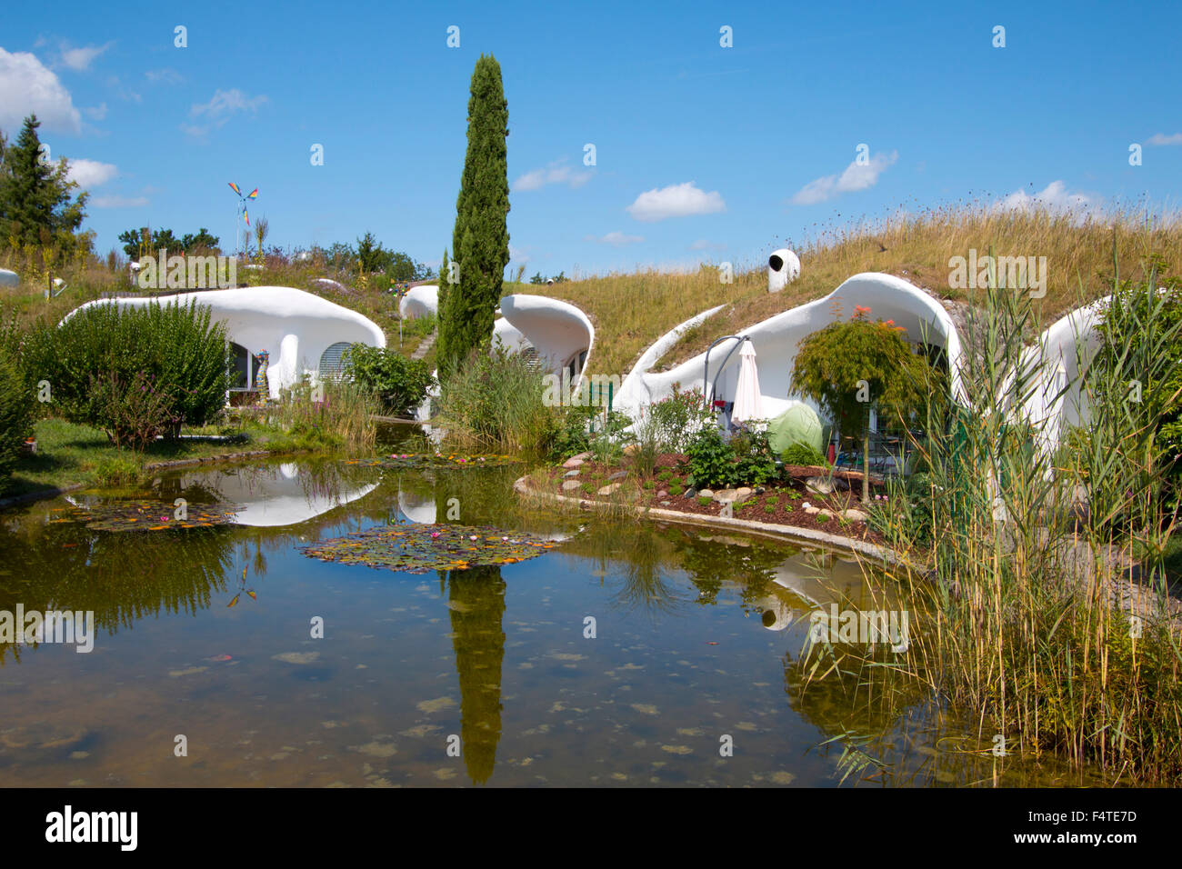 Switzerland, Dietikon, canton Zurich, earth house, earth houses