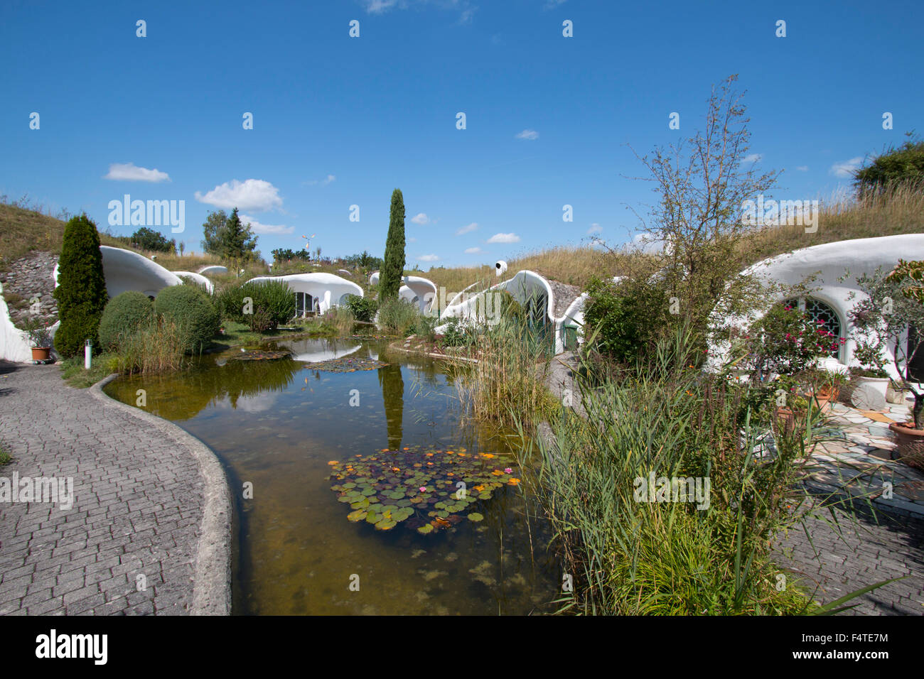 Switzerland, Dietikon, canton Zurich, earth house, earth houses
