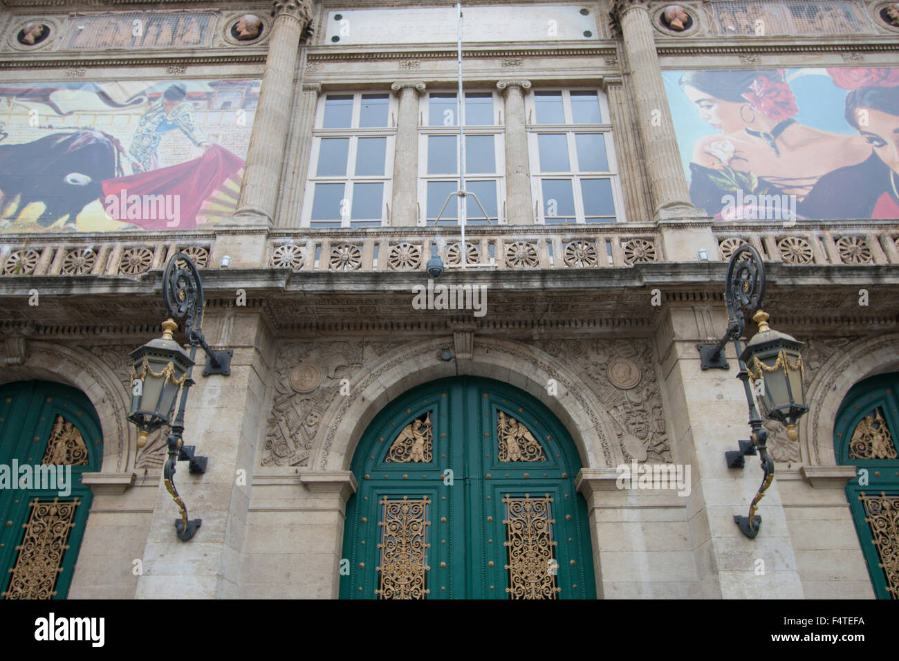France, Europe, Béziers, Languedoc-Roussillon, Herault, municipal theater, theater, facade Stock Photo