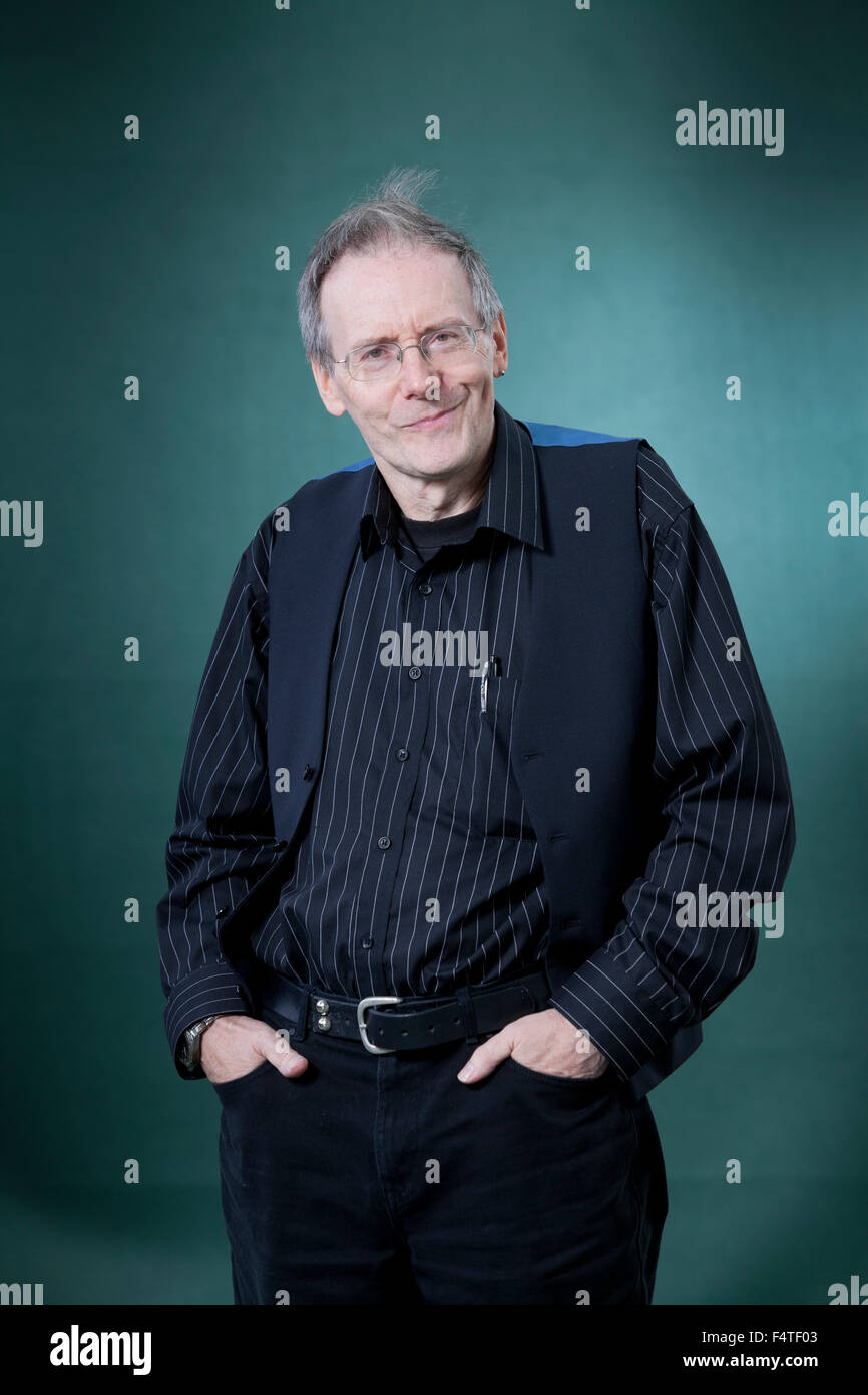 David Alexander, illustrator, at the Edinburgh International Book Festival 2015. Edinburgh. 31st August 2015 Stock Photo