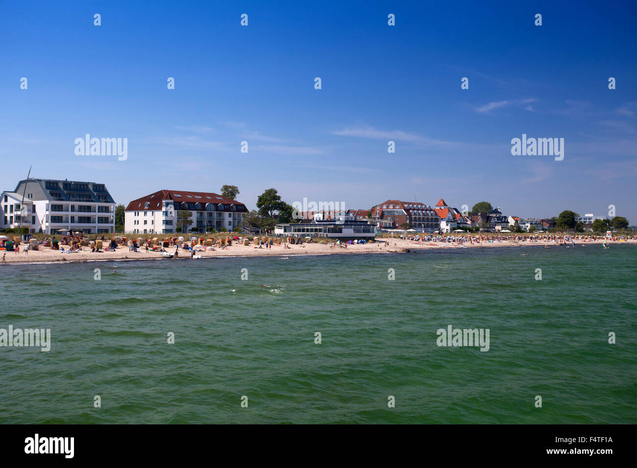 Beach of Niendorf, Timmendorf, beach, seashore, Lübeck bay, Baltic Sea, Schleswig-Holstein, Germany Stock Photo