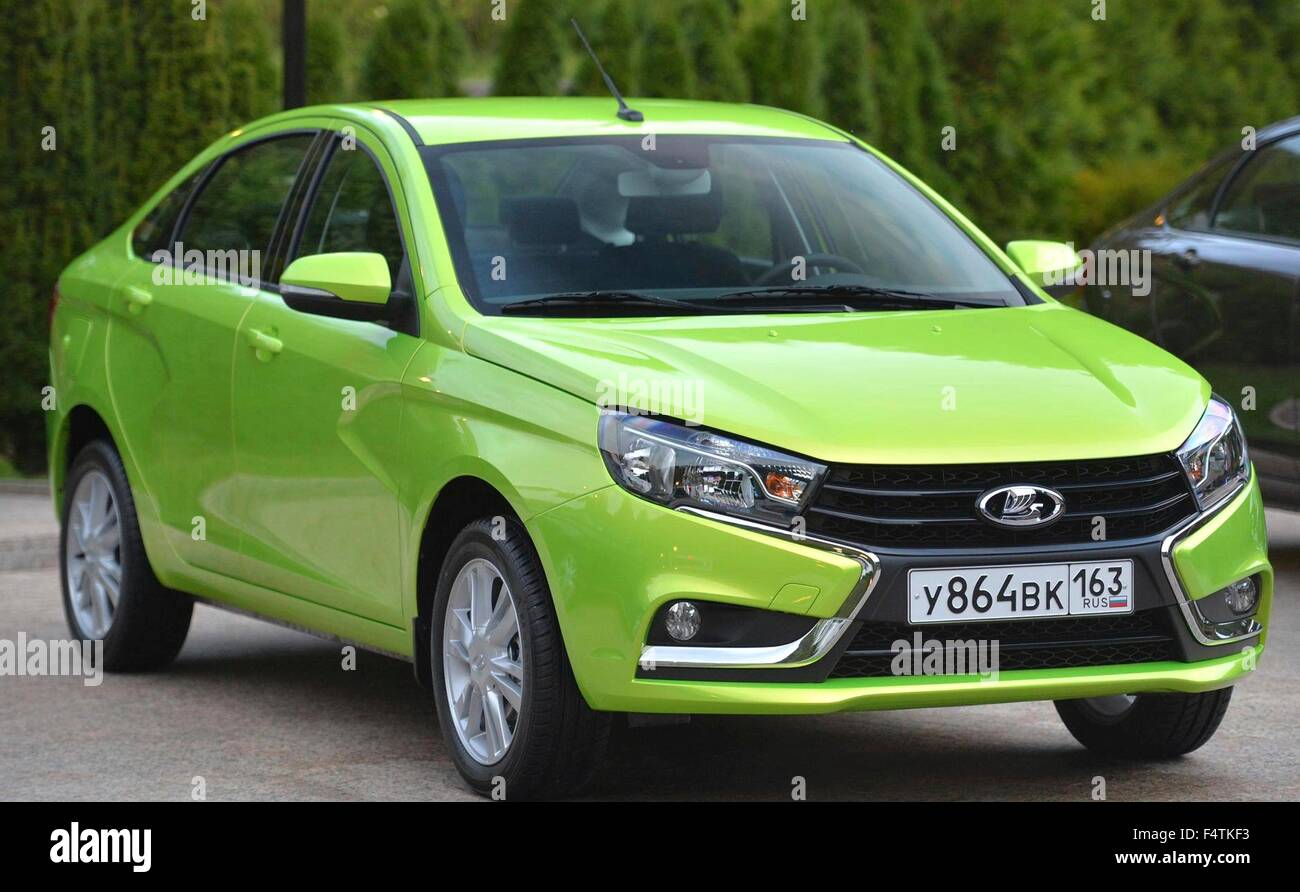Lada Vesta High Resolution Stock Photography and Images - Alamy