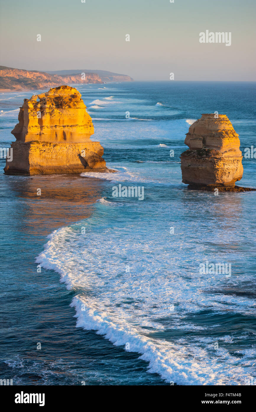 Gibson Step Beach, Australia, Victoria, port Campbell, national park, sea, coast, rock, cliff, Stock Photo