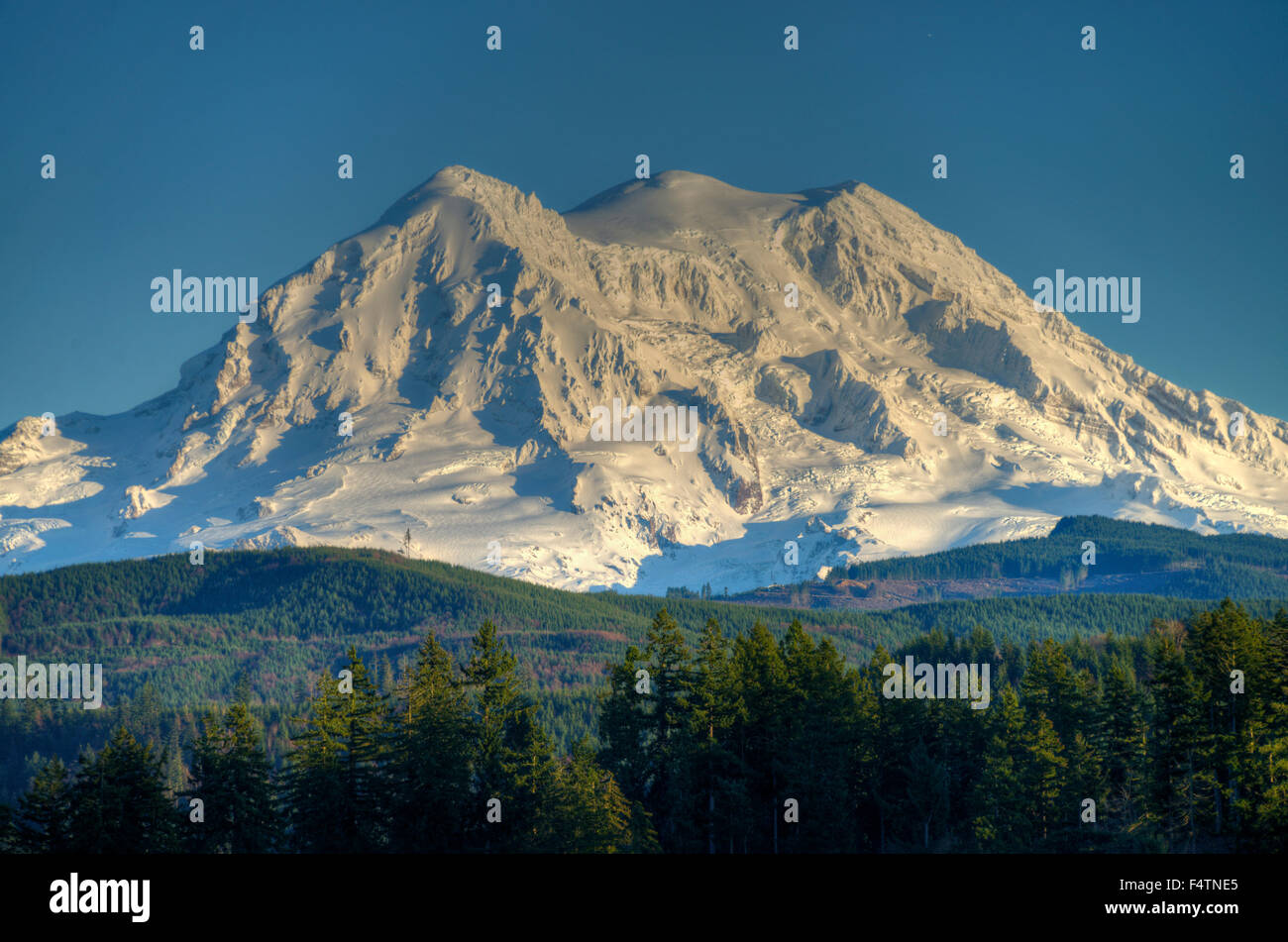 mount shasta, California, USA, America, landscape Stock Photo