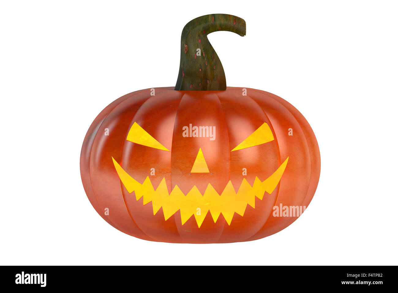 Halloween Pumpkin isolated on white background Stock Photo - Alamy