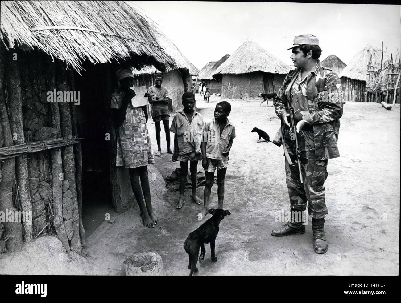 1963 Rhodesia A white South African, joined the Rhodesian Army