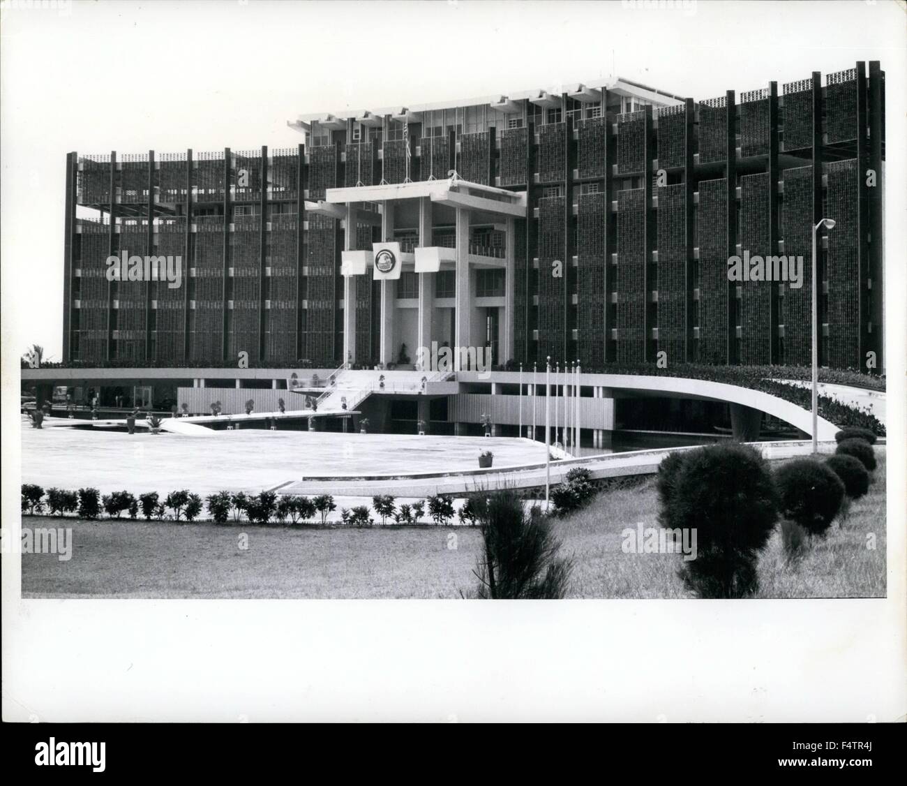 1966 - Liberia, Monrovia Among the many new and modern buildings in ...