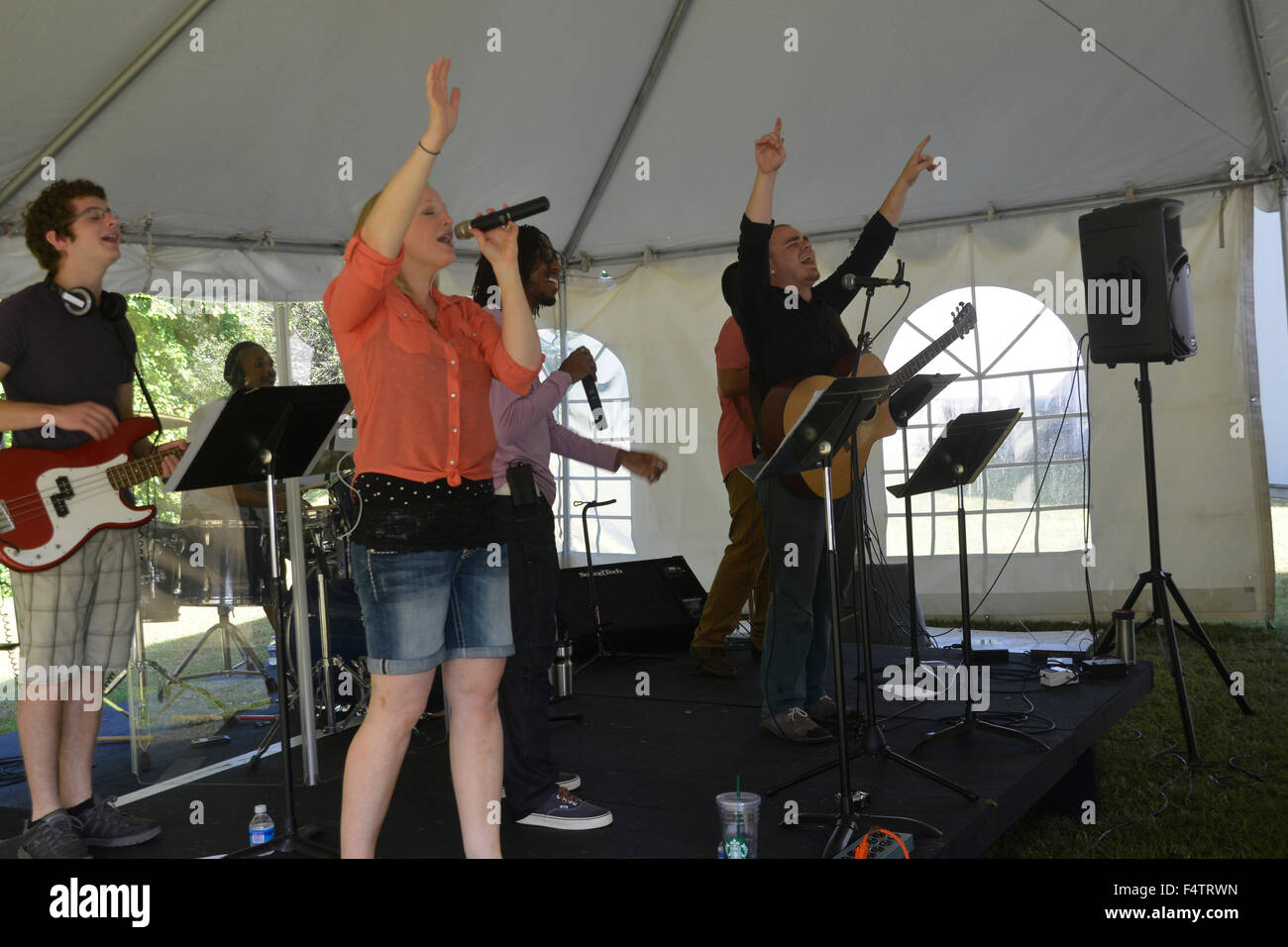 Worship church band hires stock photography and images Alamy