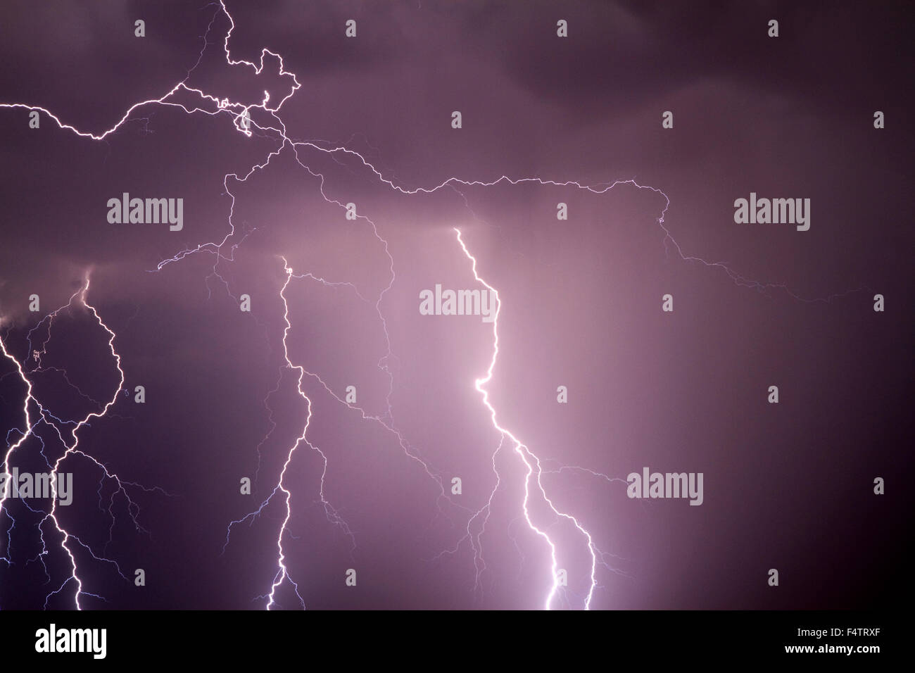 Lightning strike in the sky above Boise, Idaho, USA Stock Photo - Alamy
