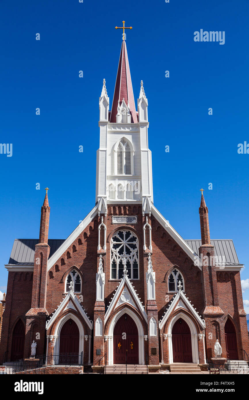 The church of Saint Mary's in the Mountains, Virginia City, Nevada, USA ...