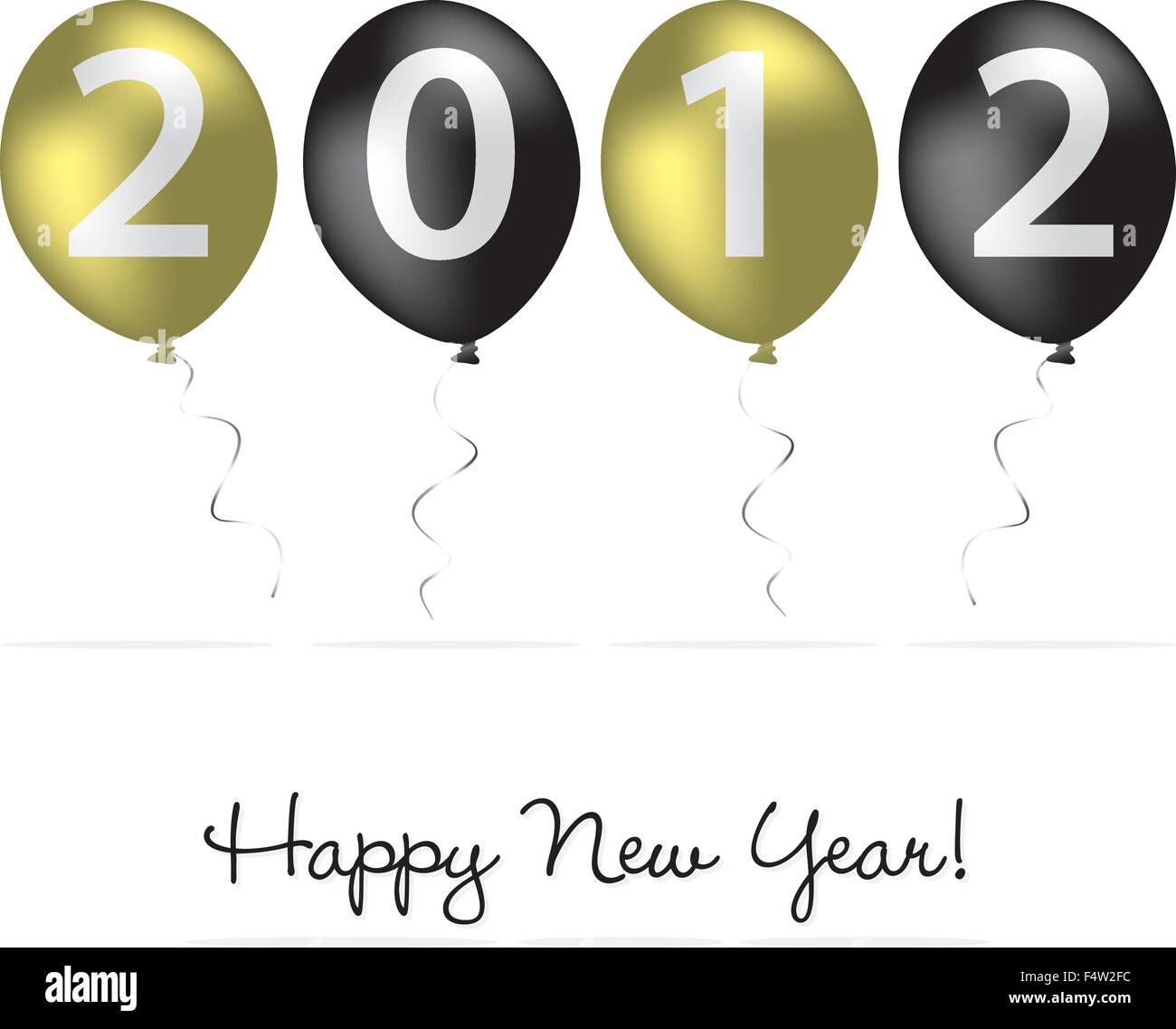 Happy new year ba Cut Out Stock Images & Pictures - Alamy
