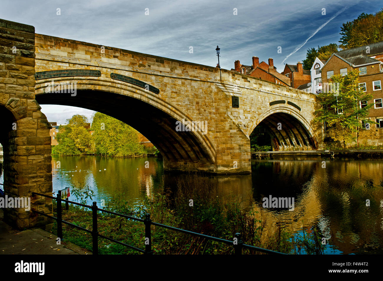 Framwellgate Bridge, Durham City Stock Photo