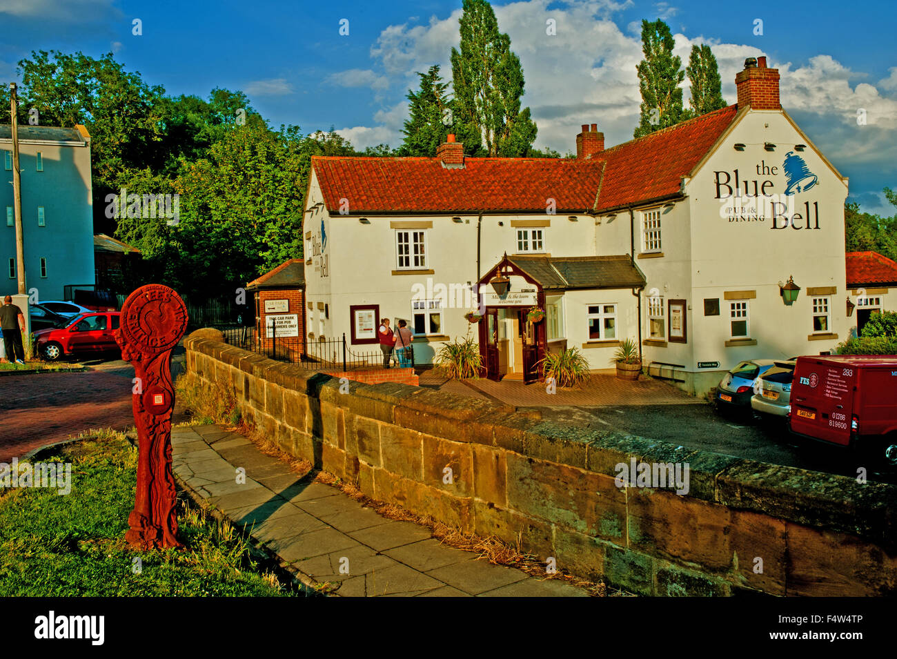 The Blue Bell in Yarm Stock Photo