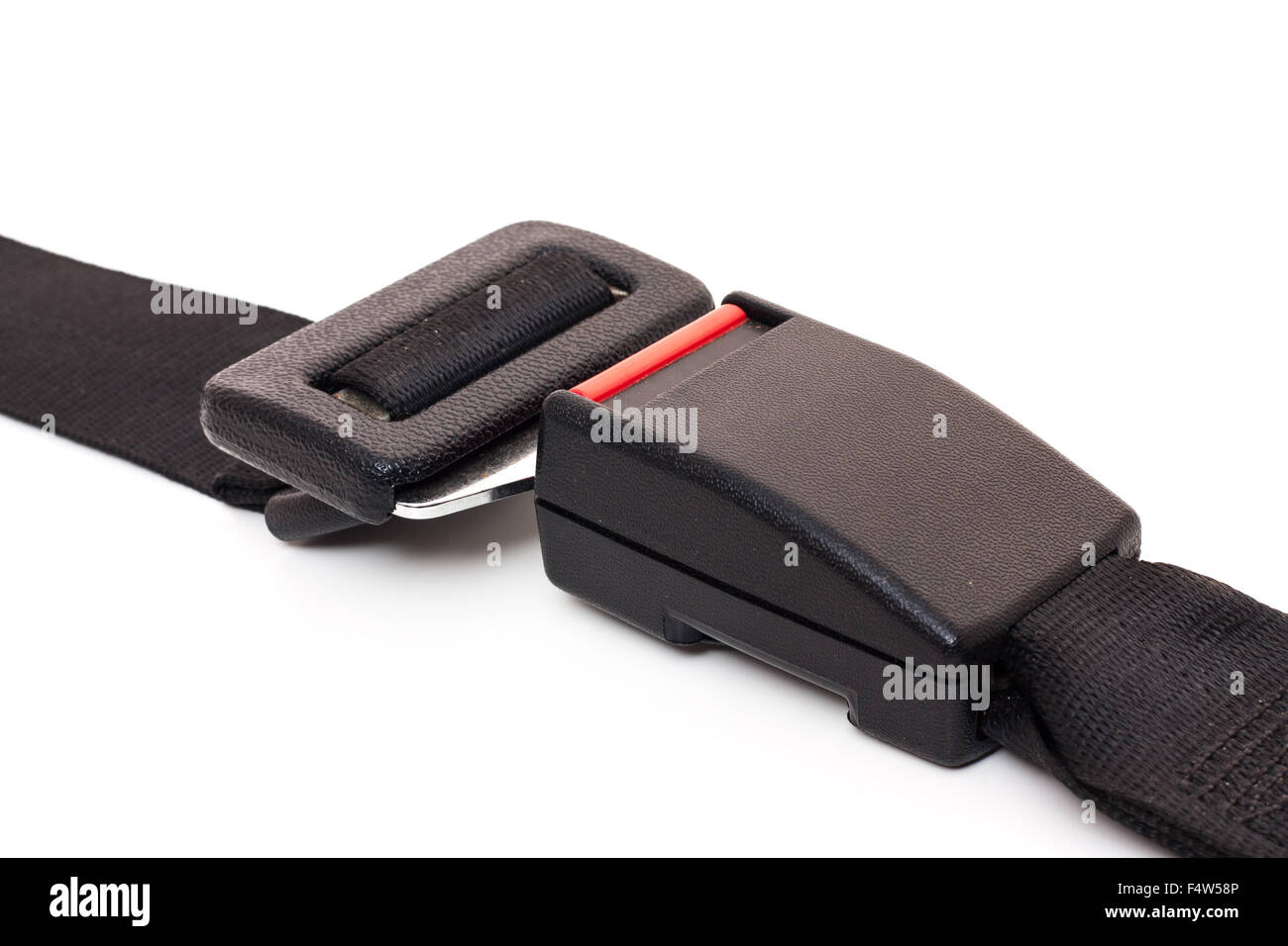 Standard safety belt. All on white background Stock Photo Alamy