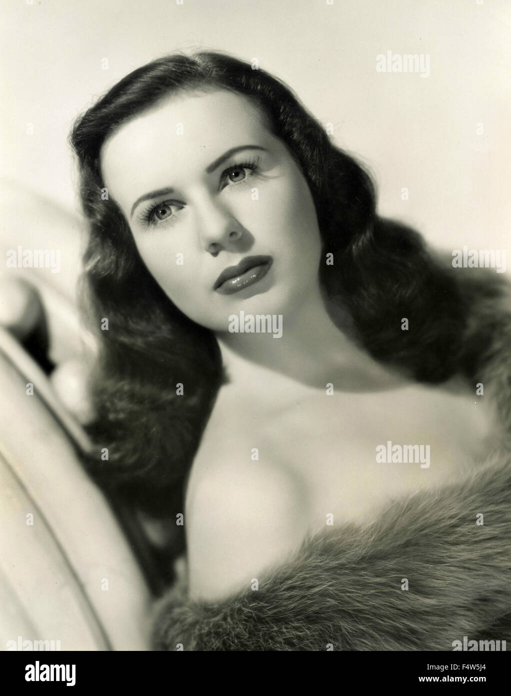 The Canadian actress and singer Deanna Durbin Stock Photo
