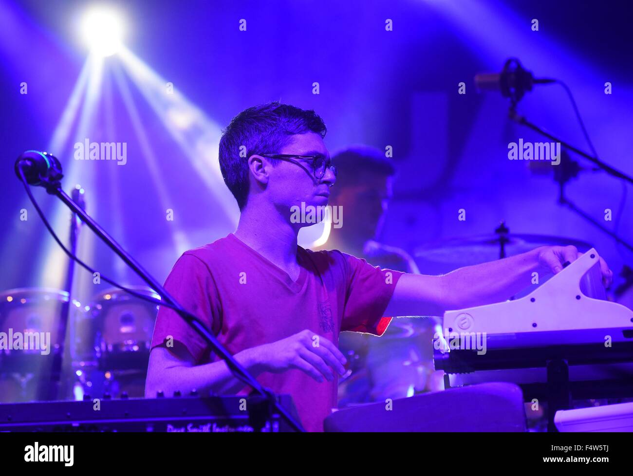 Prerov, Czech Republic. 22nd Oct, 2015. Keyboardist and trumpeter ...