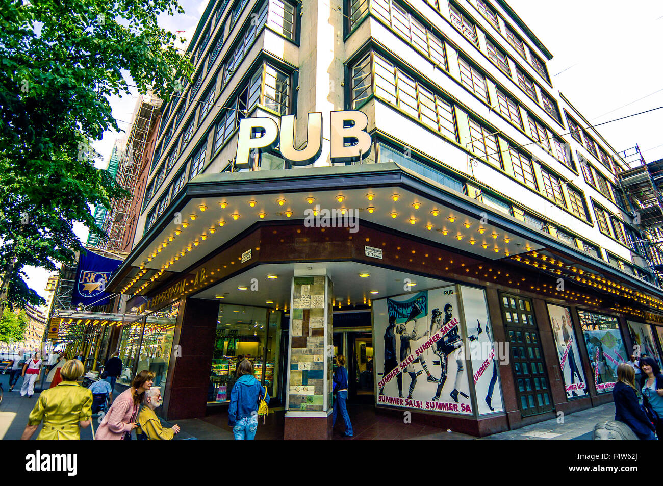 Sweden Stockholm Department Stores Stock Photo - Alamy