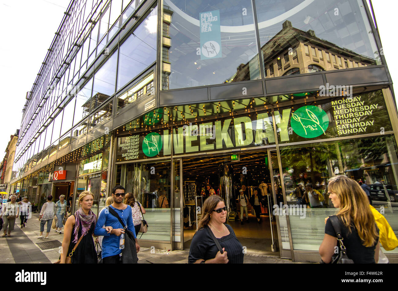 Sweden Stockholm Department Stores Stock Photo Alamy