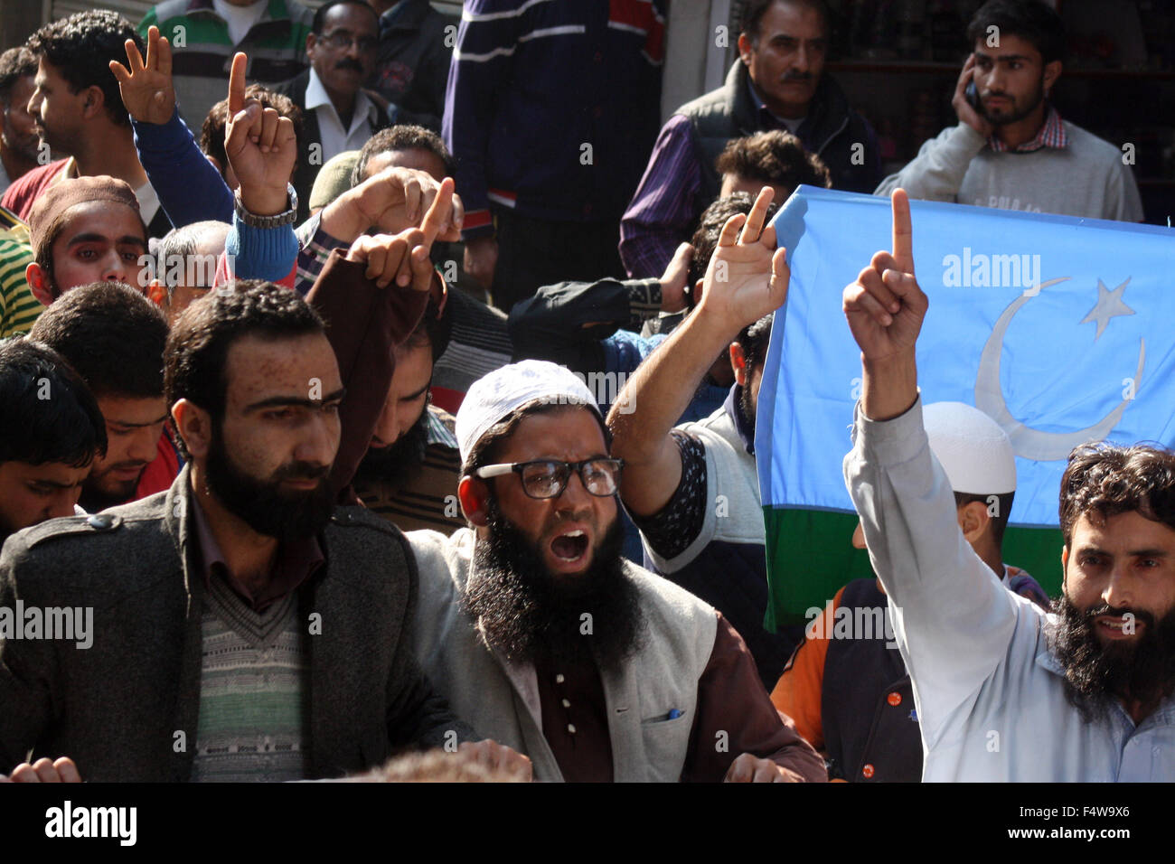 Srinagar, Indian Administered Kashmir19 October.Activists of All