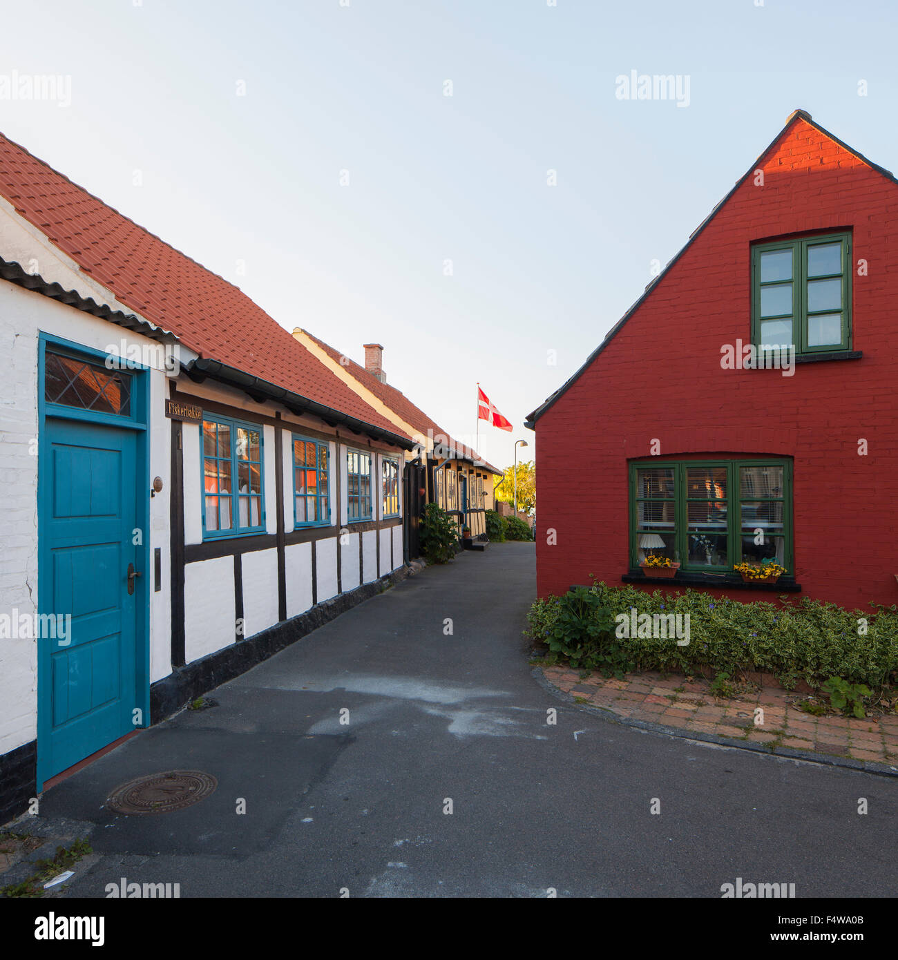 Denmark bornholm ronne street view hires stock photography and images