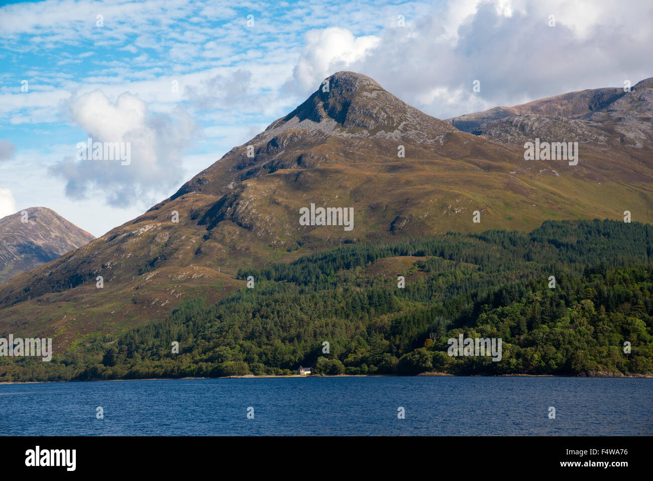 Pap of Glencoe Overlooking Loch Leven, Scottish Highlands. Stock Photo