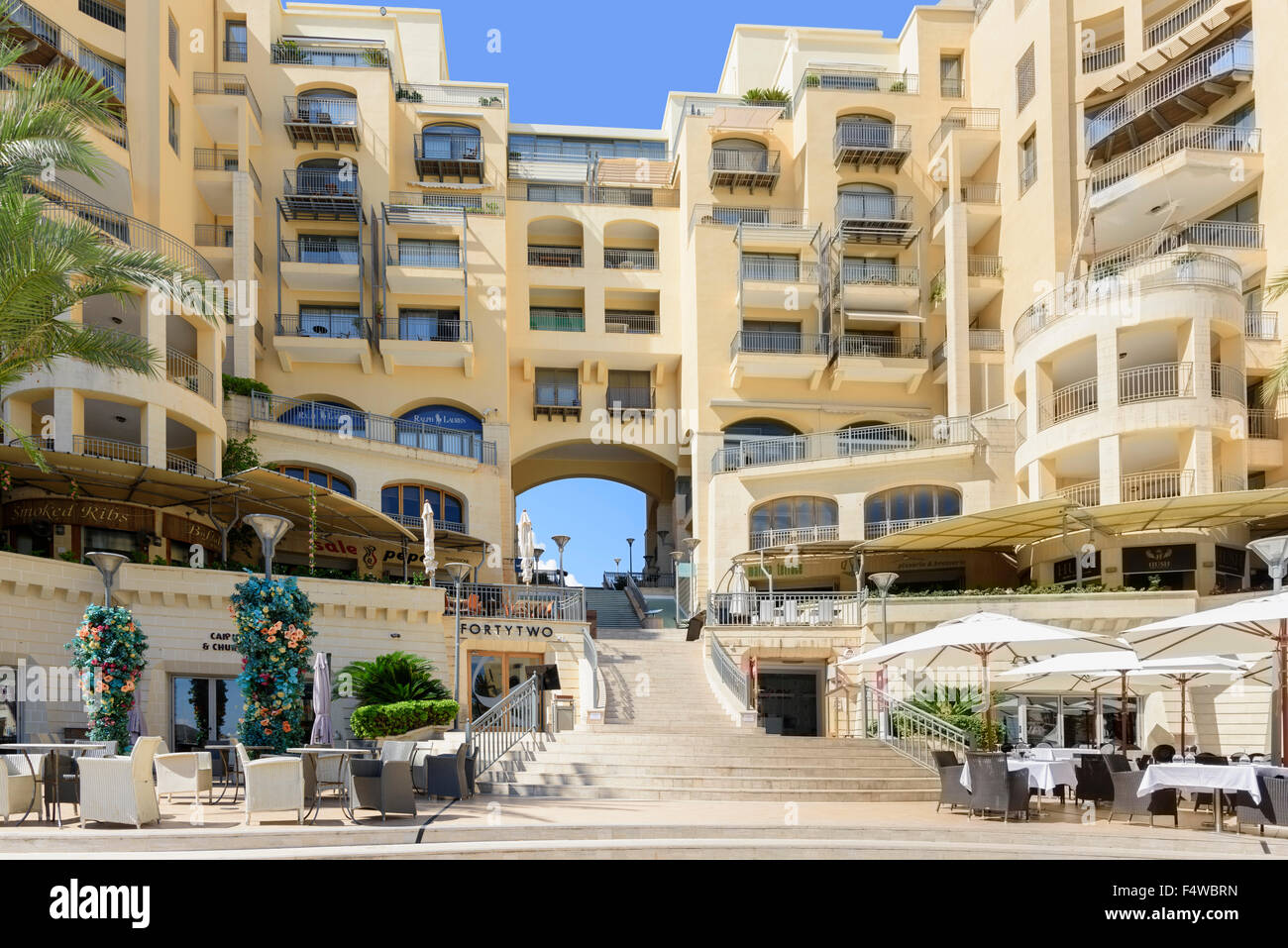 Portomaso, St Julians, Malta Stock Photo