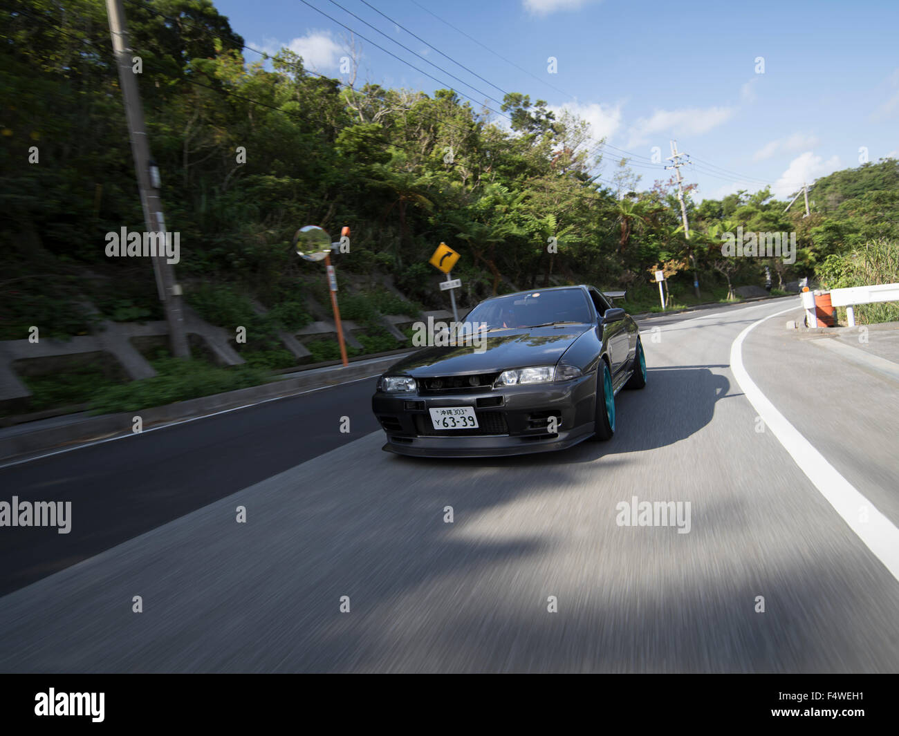 Nissan  Skyline Third generation ( R32 ) GTR GT-R high performance iconic Japanese sports car ( Okinawa, Japan) Stock Photo
