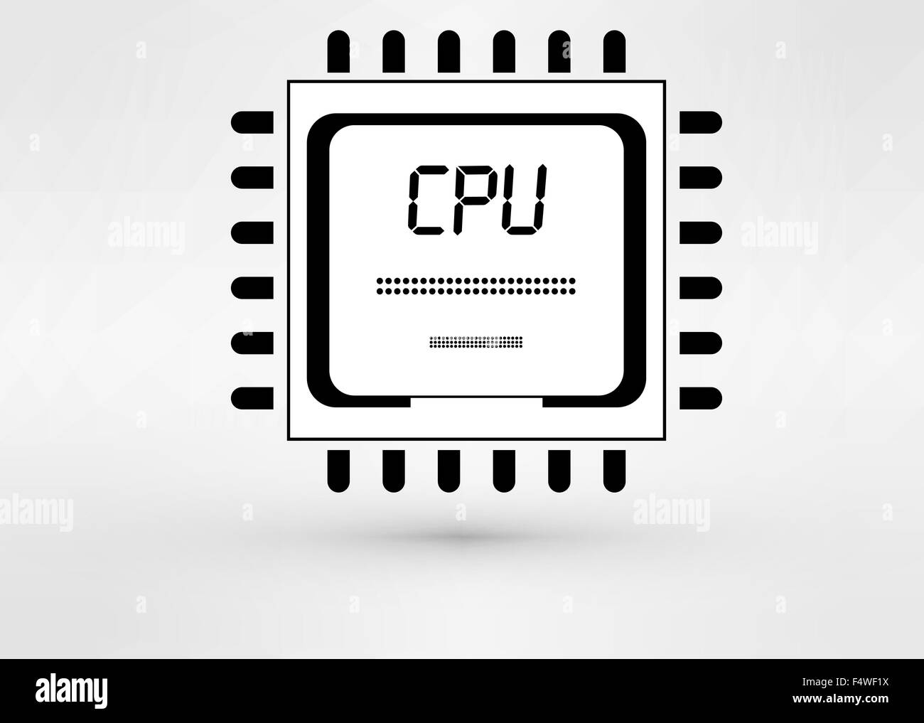 Vector CPU icon Stock Vector Image & Art - Alamy