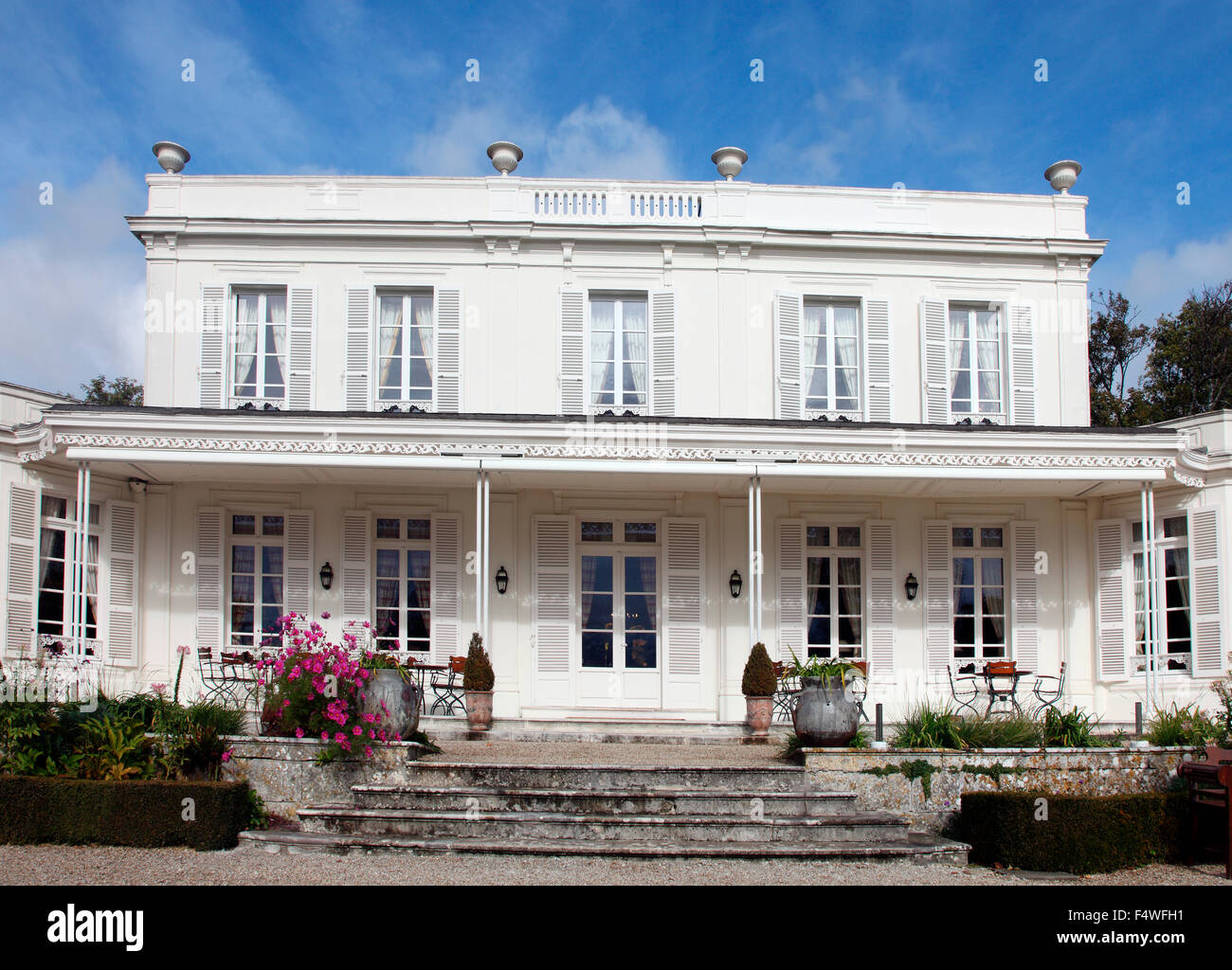 Chateau de Bagnolet, Hennessy family home near Cognac Stock Photo