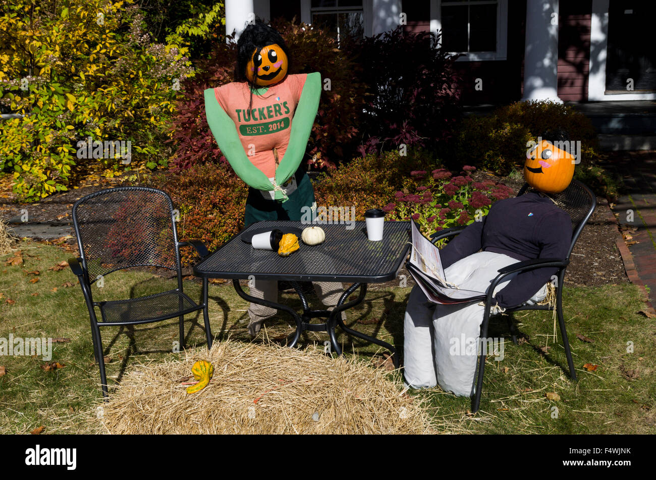 Halloween in New London New Hampshire Stock Photo Alamy