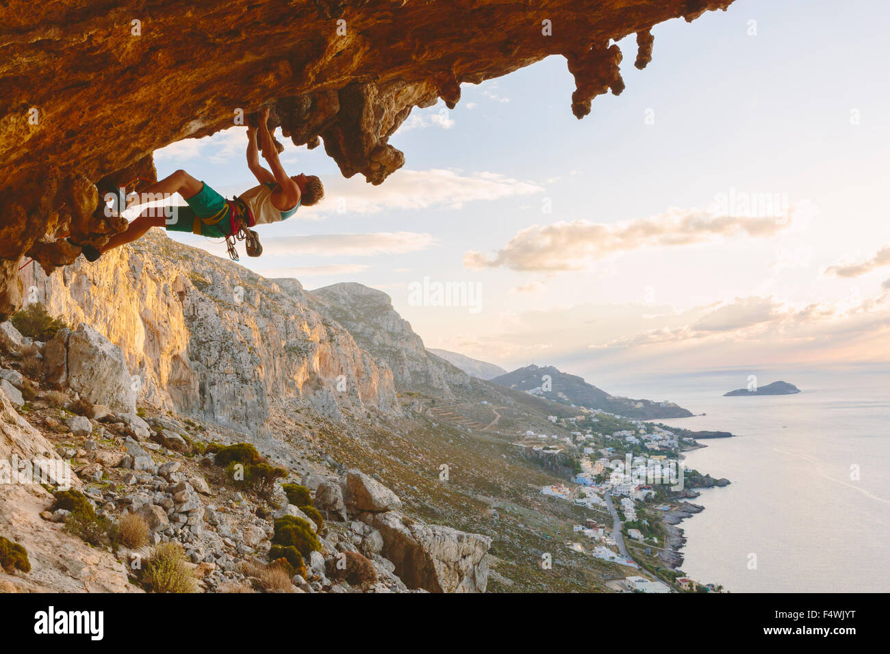 Kalymnos cliff hires stock photography and images Alamy