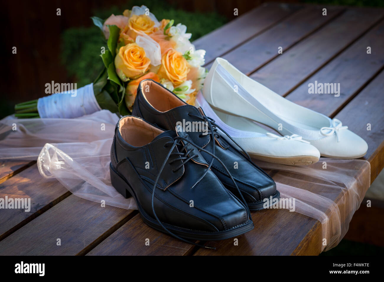 Bridal Wedding Shoes With I Do Message On Sole Isolated On White  Background. Marriage Concept Stock Photo, Picture and Royalty Free Image.  Image 26818048.