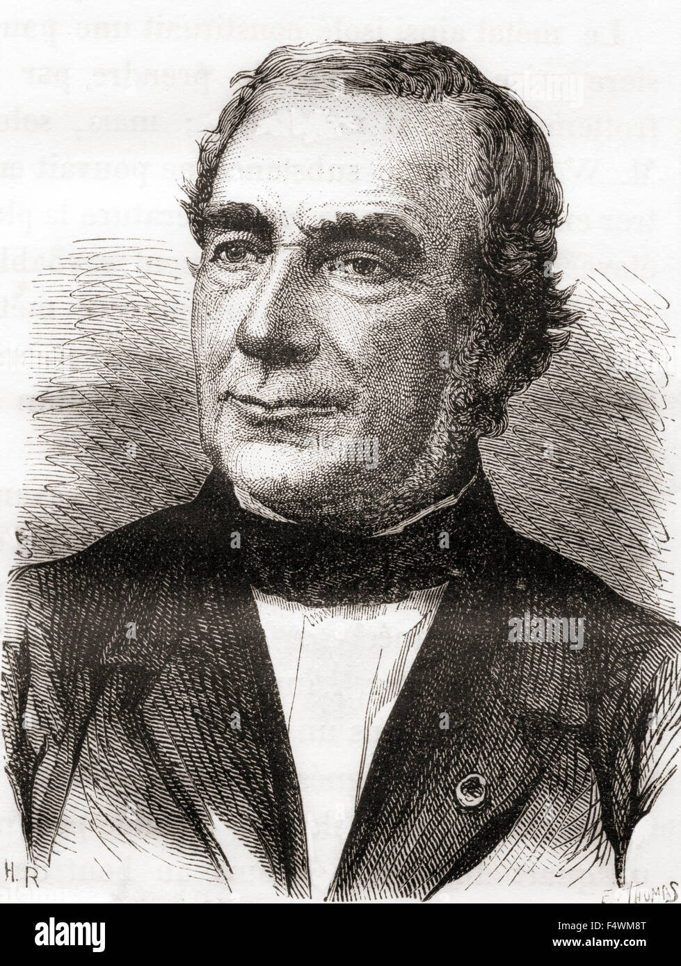 Antoine Alexandre Brutus Bussy, 1794 - 1882.  French chemist. Stock Photo