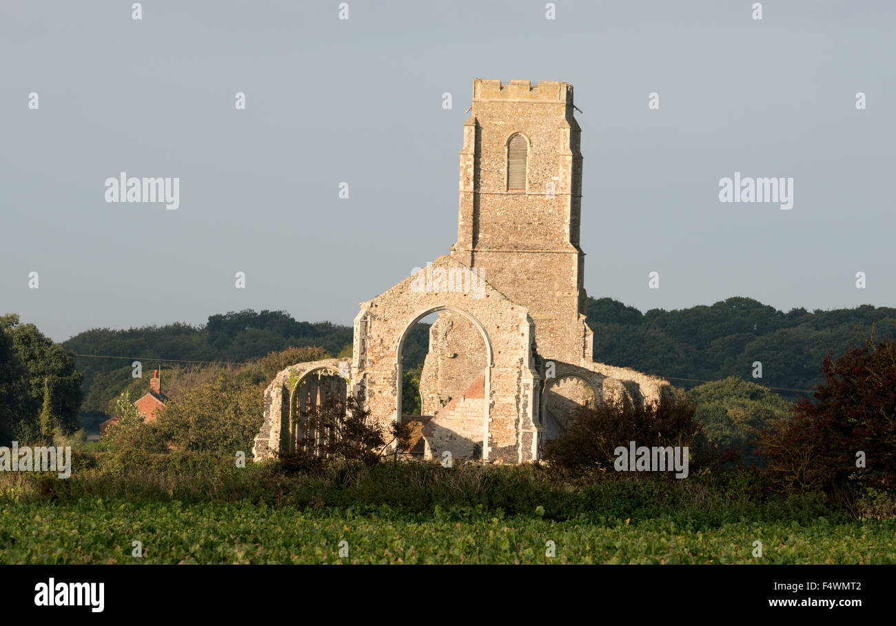 St Andrews church Covehithe Suffolk UK Stock Photo - Alamy