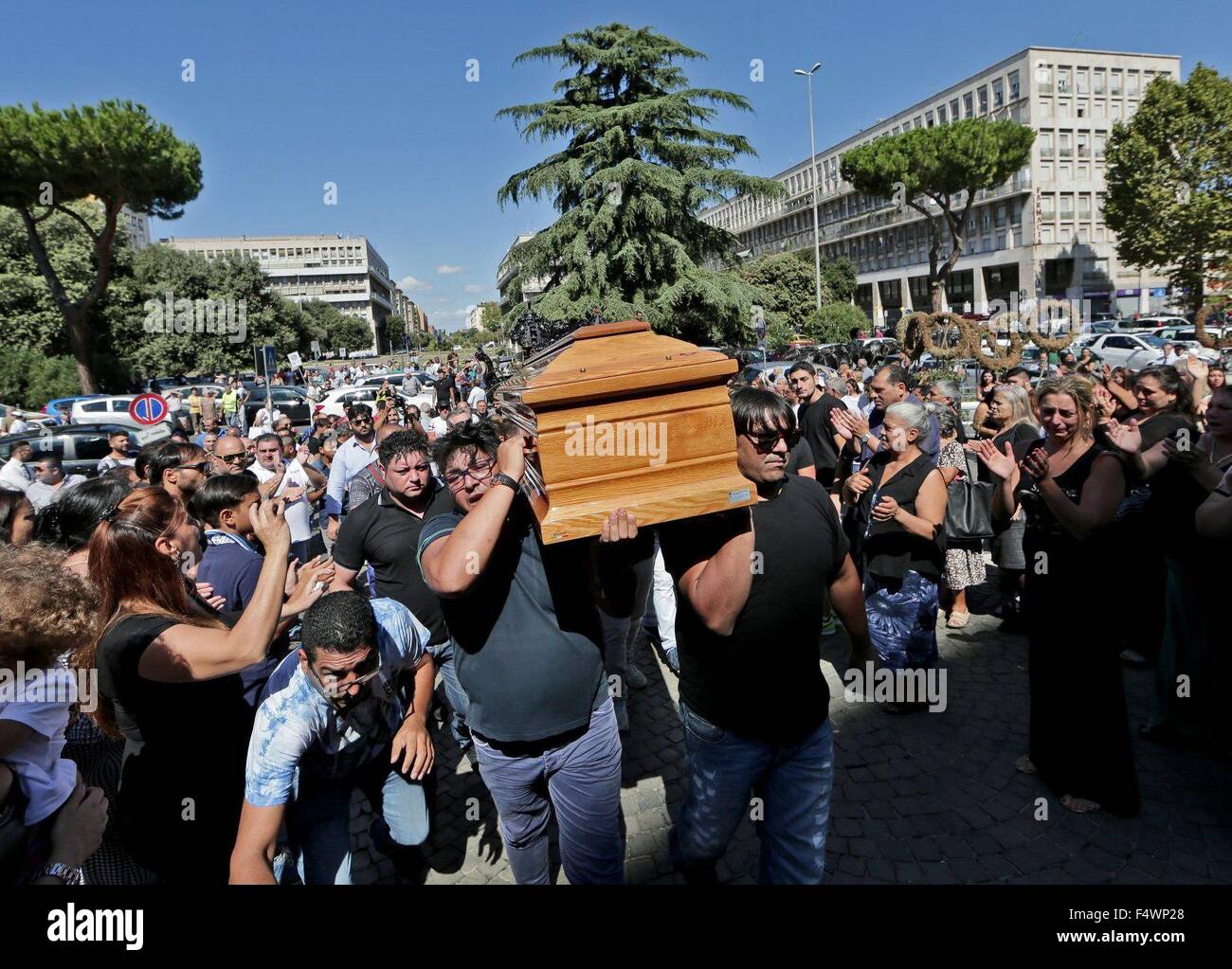 The funeral of 'mafia boss' Vittorio Casamonica at San Giovanni Bosco