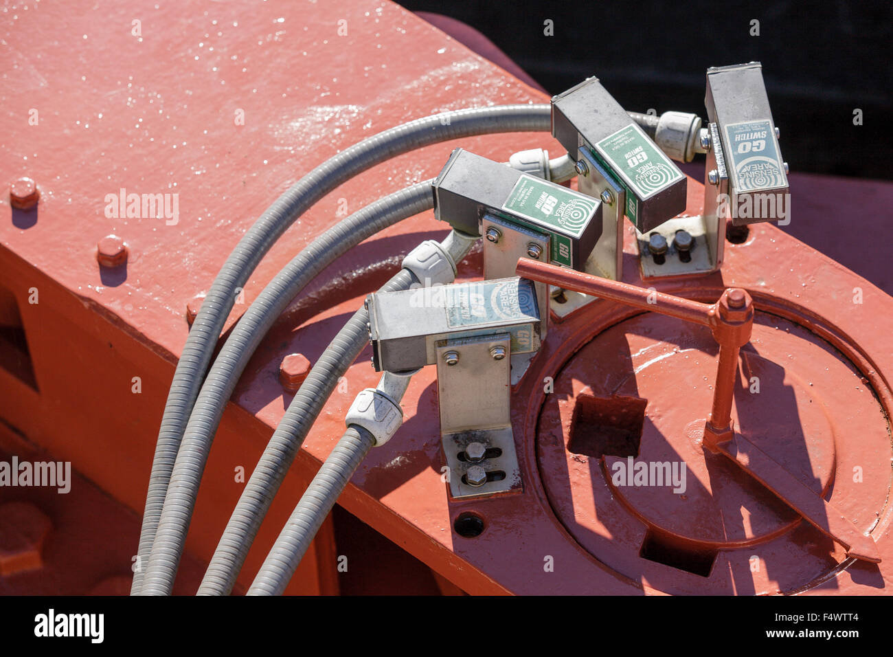 Proximity switches are controlled by Erie