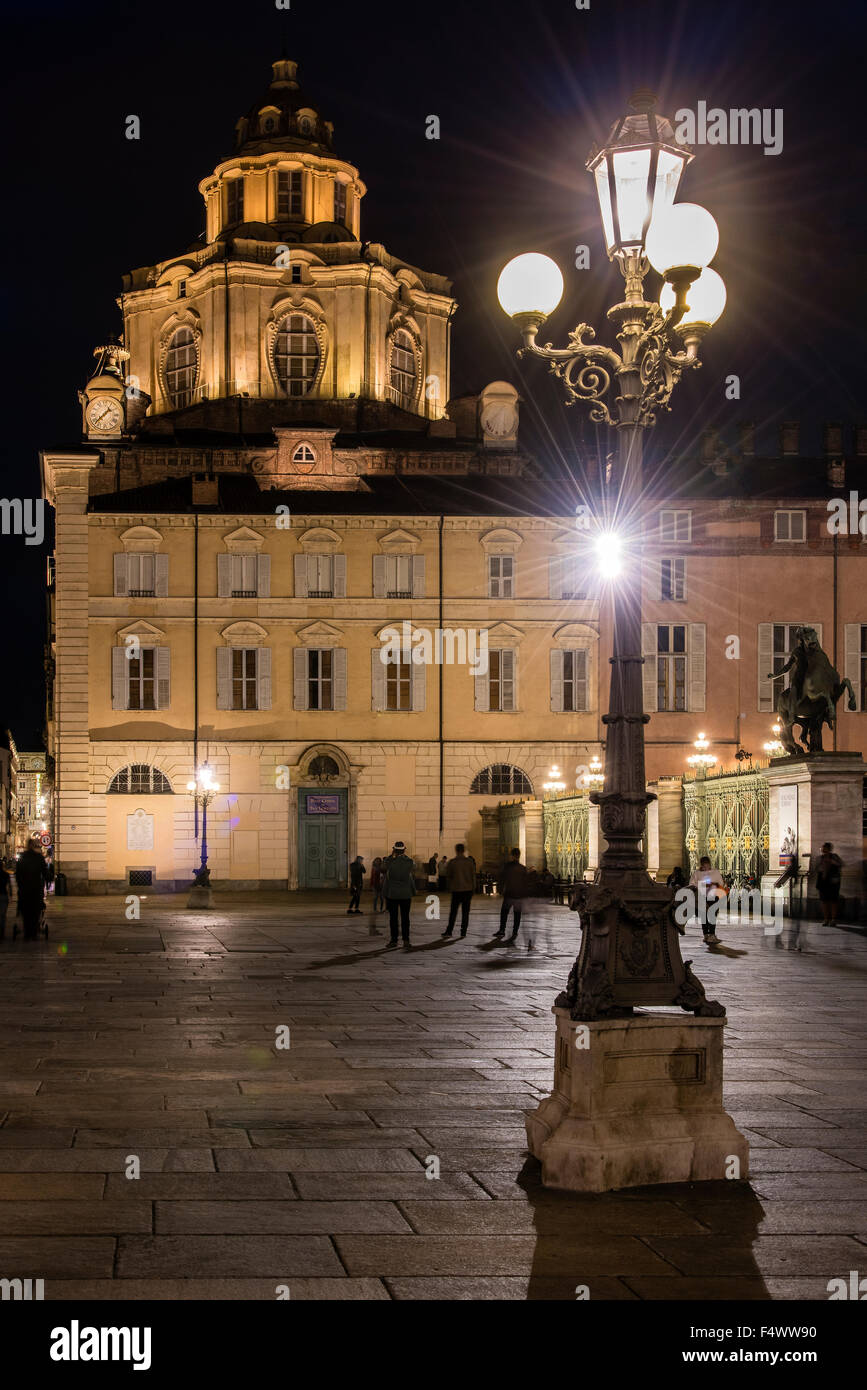 Chapel of the Holy Shroud, Turin, Piedmont, Italy Stock Photo