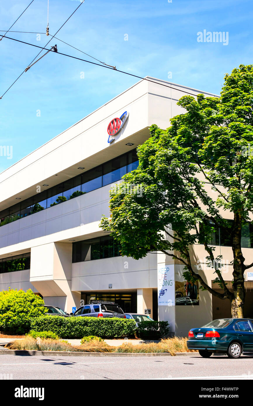 AAA Portland Service Center on Market Street in Portland Oregon Stock Photo  - Alamy