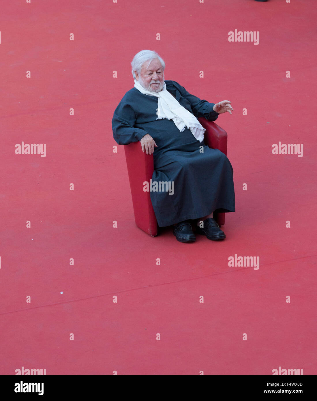 Rome, Italy. 23rd Oct, 2015. Well loved aging comic actor Paolo