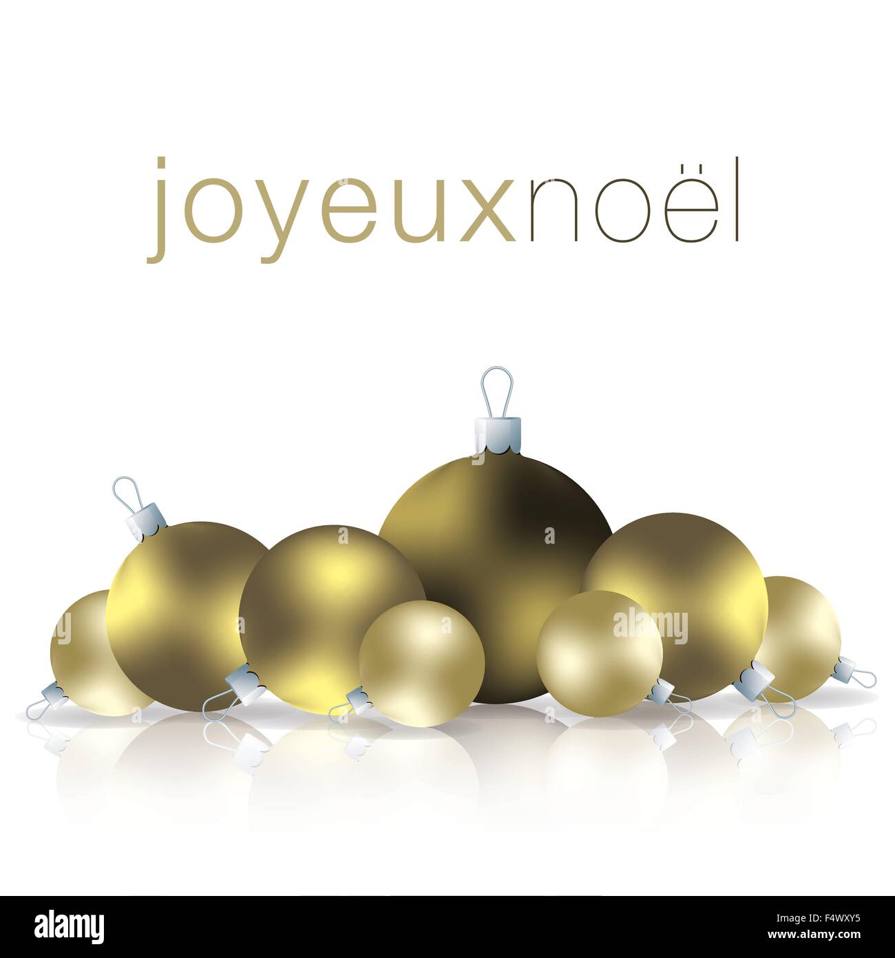 Happy christmas in french Stock Vector Images Alamy