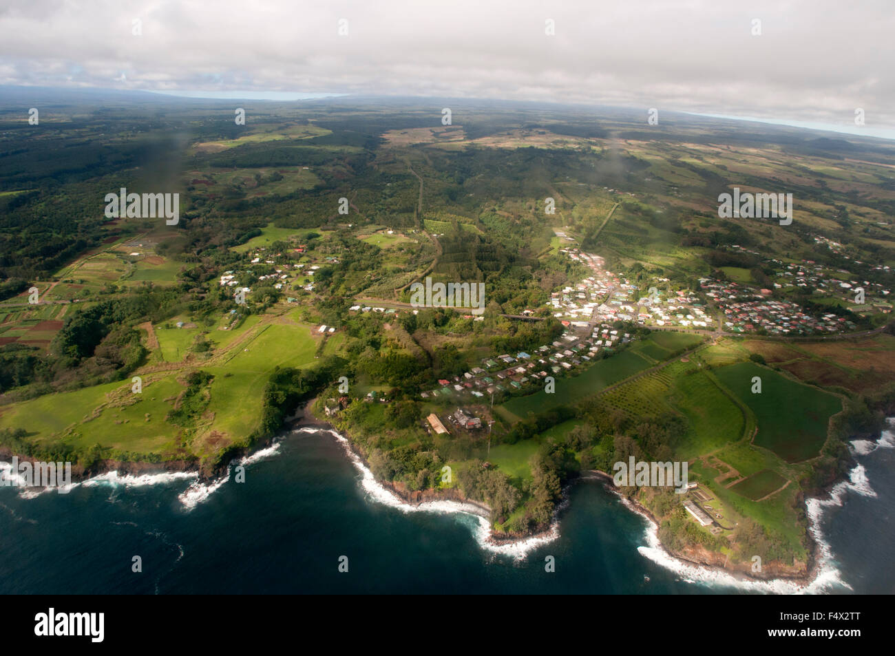 Aerial view. North Kohala, Big Island of Hawaii. Pololu Valley, North Kohala, Big Island of