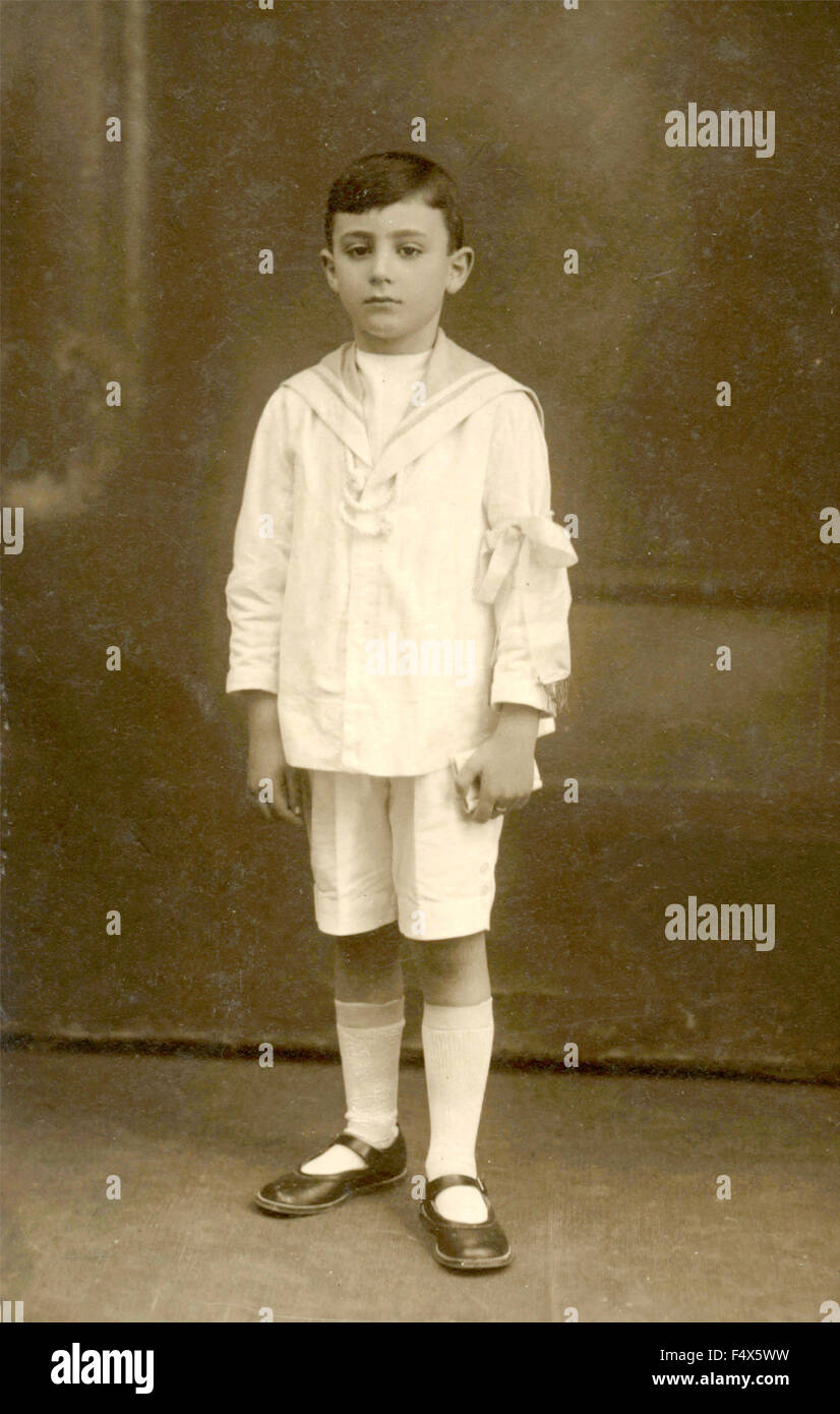 boy in sailor suit