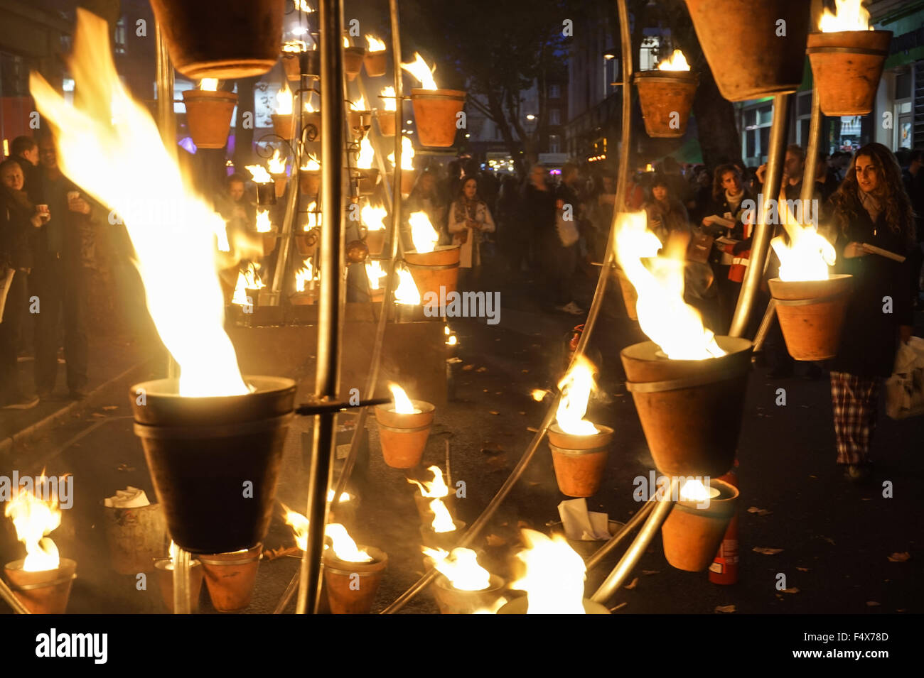 Light up Store Street event at the Bloomsbury Festival in London, England United Kingdom UK Stock Photo
