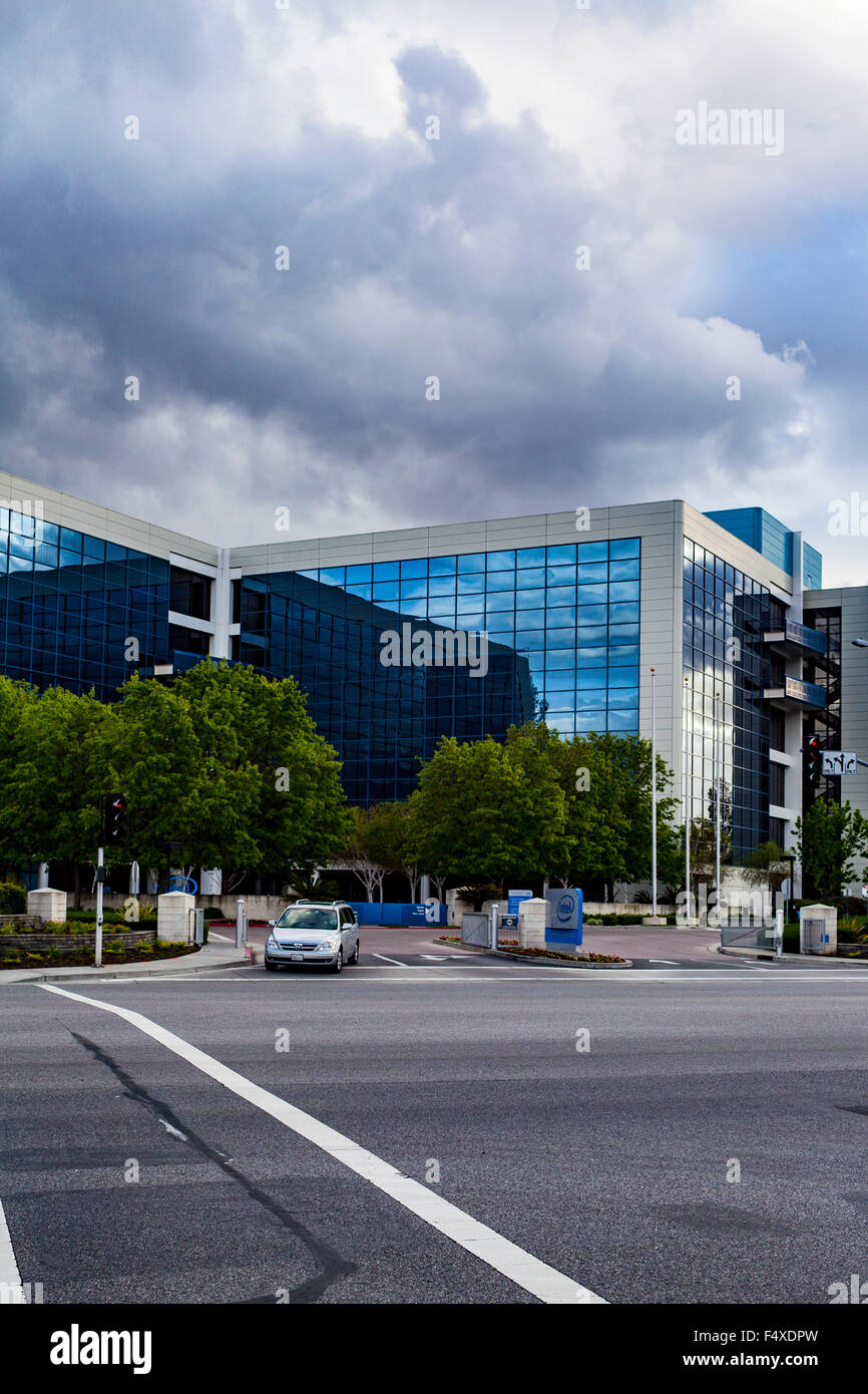 At intel headquarters in santa clara hi-res stock At intel headquarters in santa clara hi-res stock