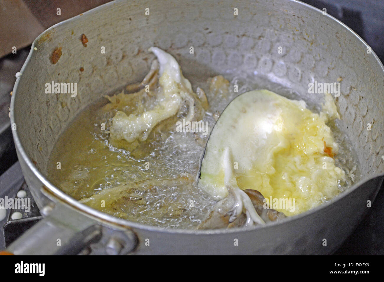 Making Tempura Stock Photo